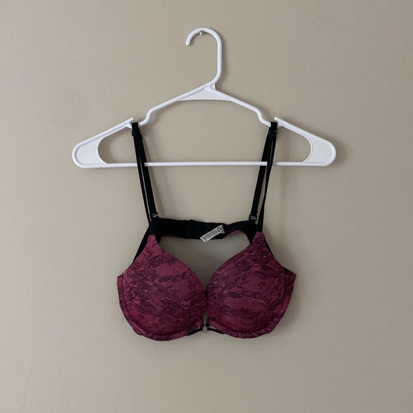 La Senza Floral Lace Push Up Intimate Feminine Flower Sexy Bra Size 36A - Picture 4 of 15